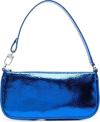 Metallic-Finish Shoulder Bag