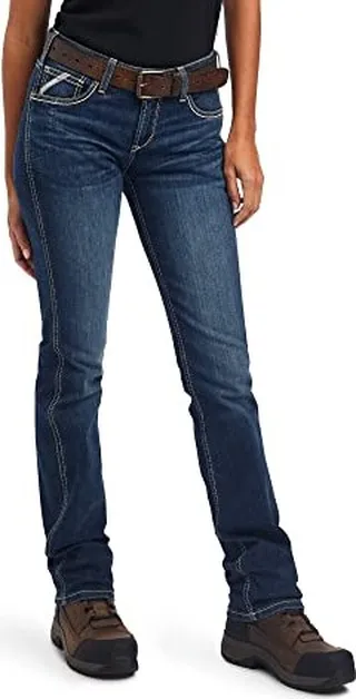 Ariat Female Rebar Riveter Straight Jean Atlanta 26