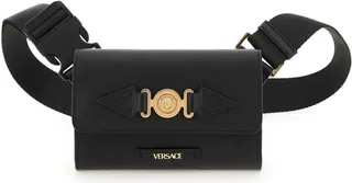 Versace Leather Medusa Biggie Belt Bag