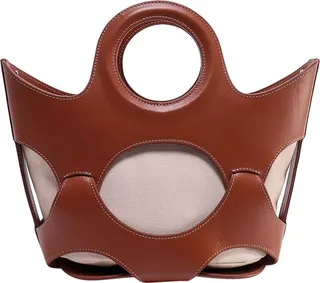 Handbag with Cut-Out detail