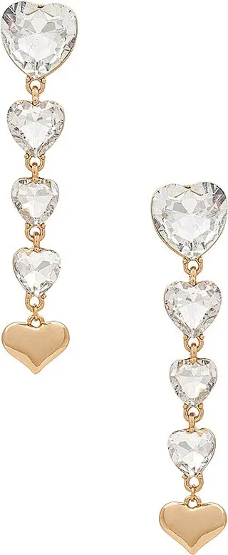 Heart Drop Earrings
