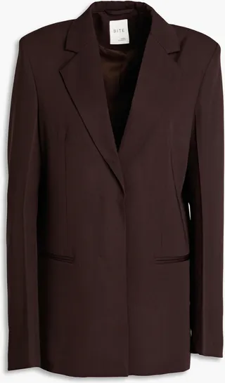 Wool-twill blazer