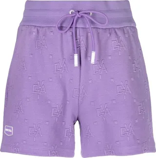 Embossed-Logo Drawstring Shorts