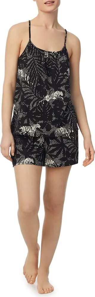 Tiger Print Short Pajamas