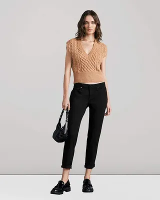 Dre Low-rise Boyfriend - Black