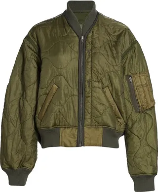 Refurbished Liner Bomber Jacket