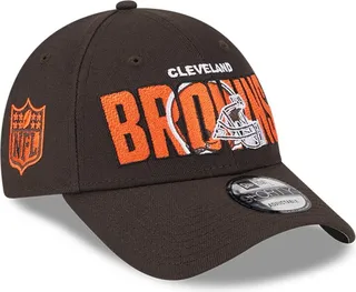 Men's New Era Brown Cleveland Browns 2023 Nfl Draft 9FORTY Adjustable Hat