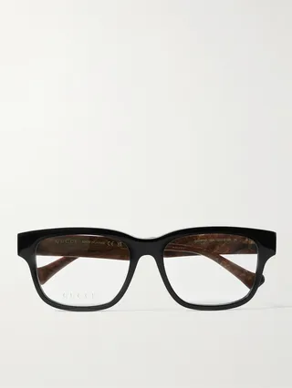 D-Frame Two-Tone Acetate Optical Glasses