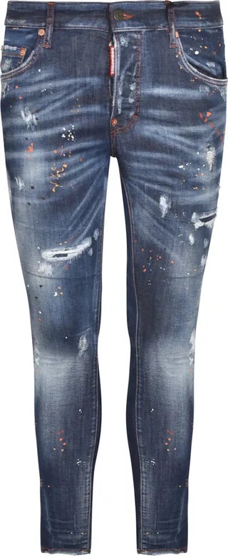 Distressed Effect Jeans