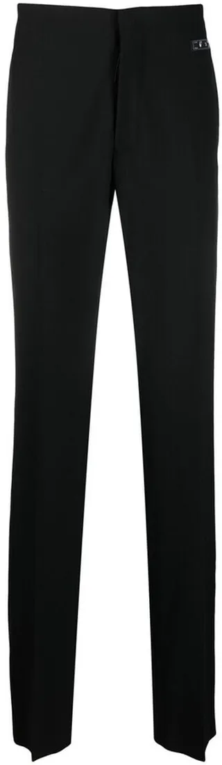 Clean straight-leg trousers