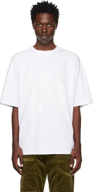 We11done White 'WD' T-Shirt