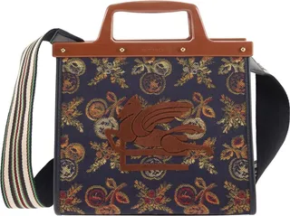 Love Trotter Jacquard Bag With Small Apple Motif