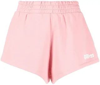 Logo-Print Cotton Shorts