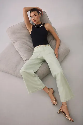 The Kit High-Rise Crop Trouser Jeans Mint