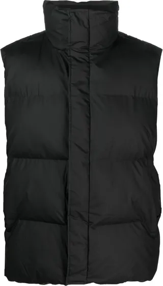 Padded-Design Sleeveless Gilet