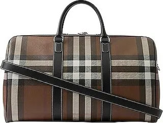 Burberry Giant Check Bag in Brown