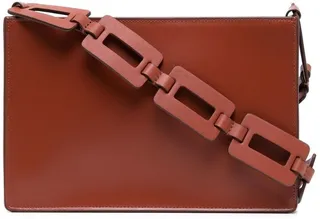 Mina leather shoulder bag