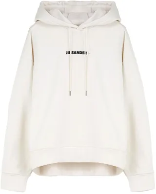 Men's Cotton Terry Boxy Logo Hoodie