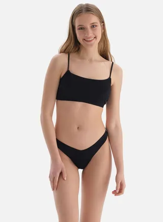 Plunge Neck Bikini Top