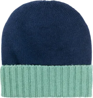 Contrasting-Brim Beanie