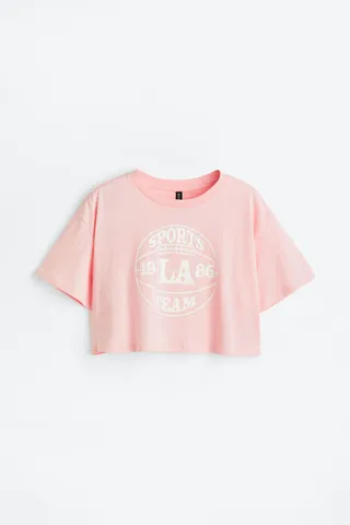 Printed Crop Top