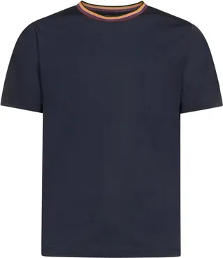 Paul Smith Striped Collar T-Shirt