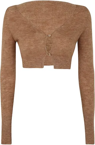 Le Cardigan Alzou V Neck Detail