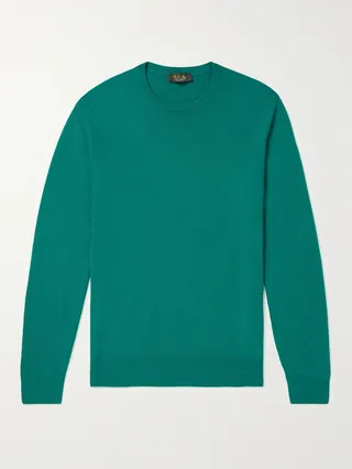 Slim-Fit Baby Cashmere Sweater