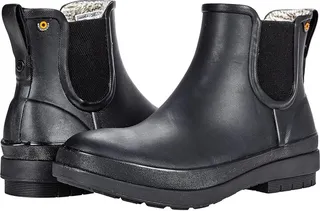 Bogs Amanda Plush II Chelsea (Black) Women's Shoes