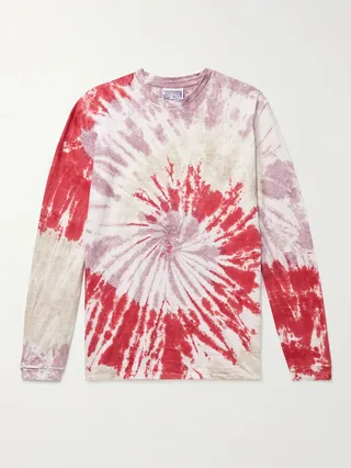 Swirl Baja Tie-Dyed Hemp and Cotton-Blend Jersey T-Shirt