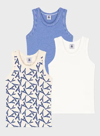Kids 3 Pack Assorted Vest