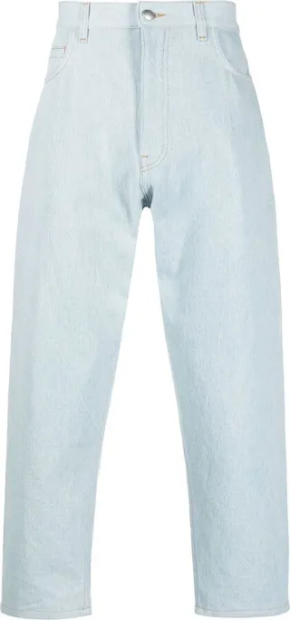 Cropped Loose-Fit Jeans