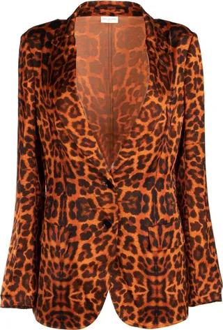 Dries Van Noten Animal Printed Boxovi Jacket