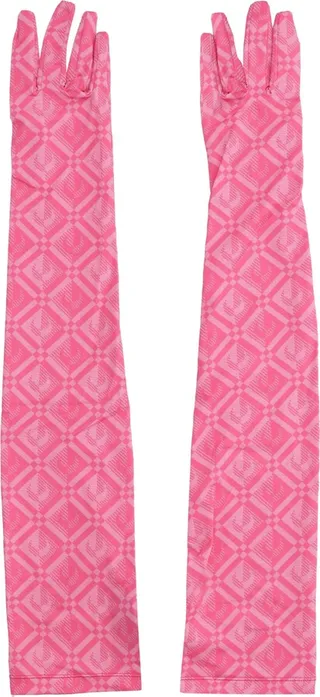 Printed Long Gloves
