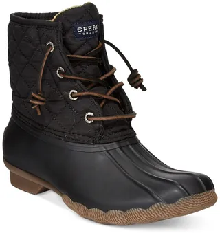 Sperry Women's Saltwater Quilted Duck Booties Women's Shoes