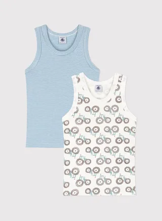 Kids 2 Pack Assorted Vest