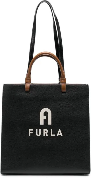 Logo-Embossed Large Tote Bag