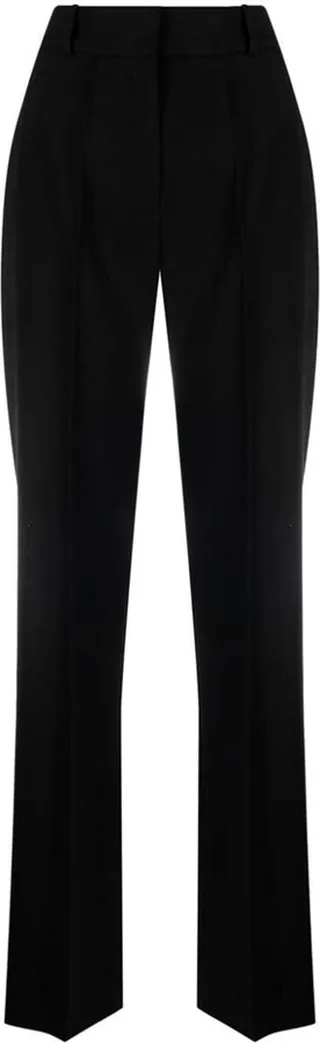 Straight-Leg Tailored Trousers