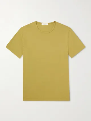 Garment-Dyed Organic Cotton-Jersey T-Shirt