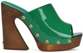 Brigitte stud-detail heeled clogs