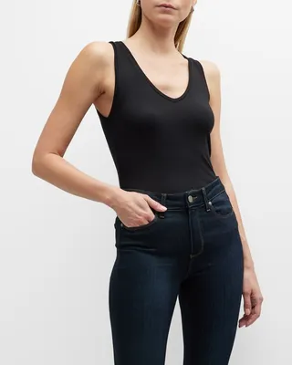 Soft-Touch V-Neck Tank