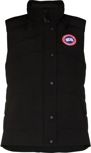 Freestyle logo-patch padded gilet