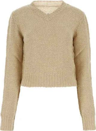Maison Margiela V-Neck Knitted Jumper