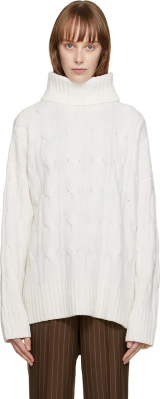 Reformation Off-White Siro Turtleneck