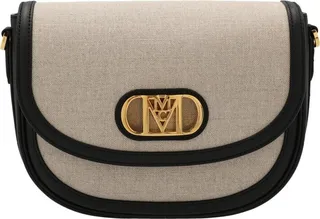 MCM Mode Travia Logo Plaque Small Crossbody Bag