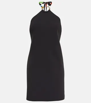 Halterneck minidress
