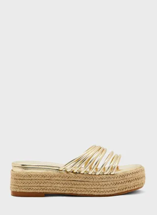 Strappy Wedge Sandals
