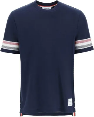 Thom Browne Textured Cotton T-Shirt