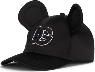 Velvet Animal-Ears Baseball Cap