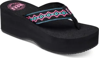 Reef Women's Sandy Hi Slip-0n Platform Thong Sandals Women's Shoes